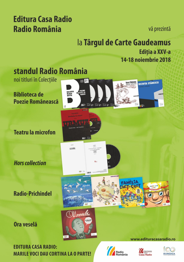 20 de ani cu Editura Casa Radio: cărţi şi hărţi sonore la Gaudeamus 2018