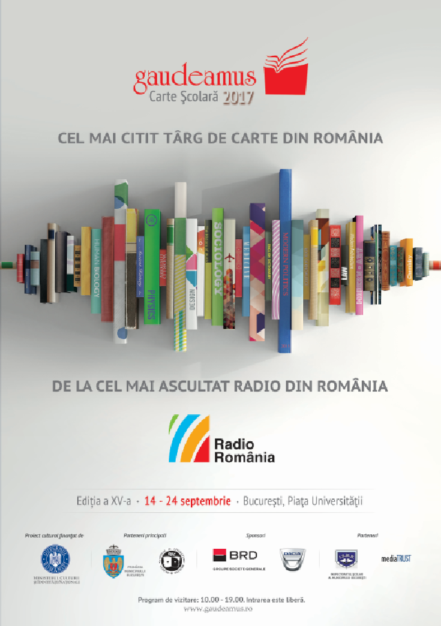 Pregăteşte-te cu adevărat de şcoală cu Radio România, la Gaudeamus!