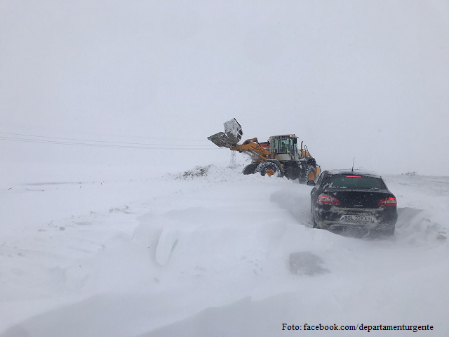 Episodio invernal severo en Rumanía