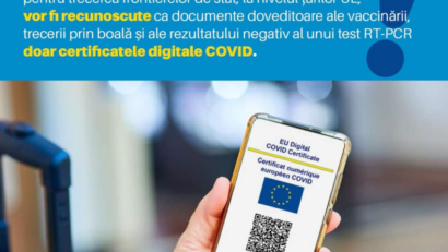 Certificatele digitale COVID – informații actualizate