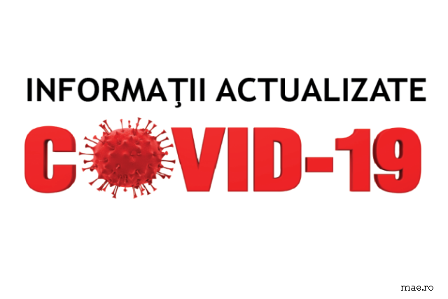 COVID-19: Au fost anunțate 541 noi cazuri de coronavirus