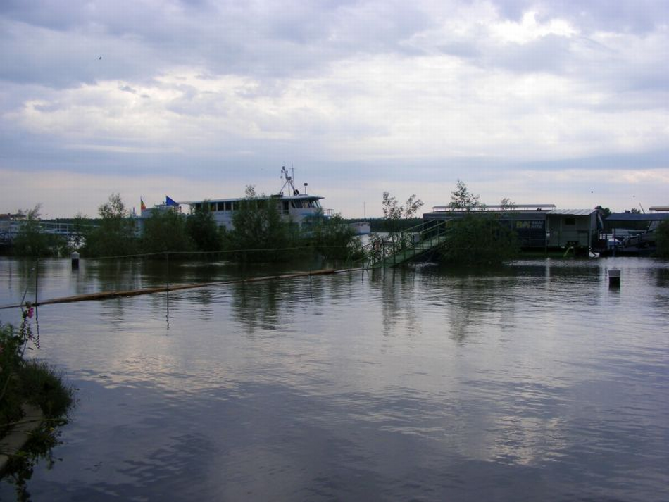 Flooding in eastern Romania