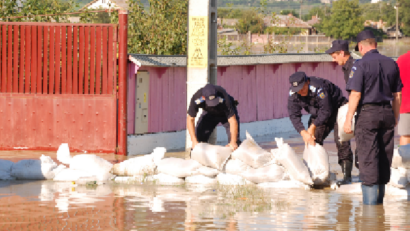 Intemperies en la mitad sur de Rumanía