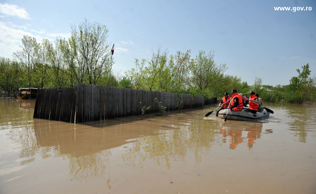 Mehrere Landkreise im Süden Rumäniens sind vom Hochwasser betroffen