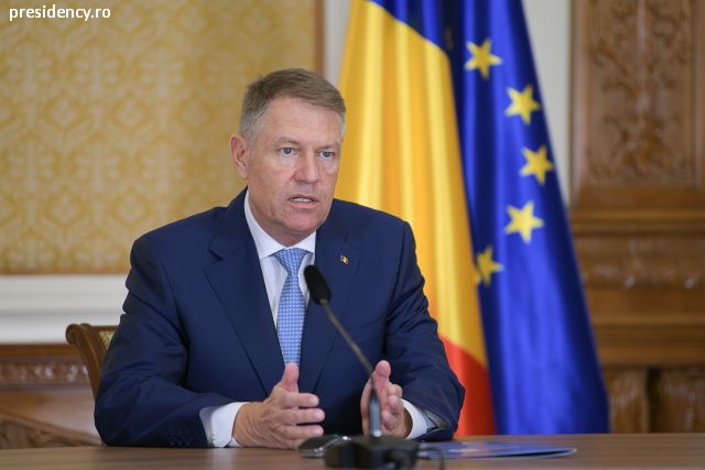 Iohannis: Declarație înainte de videoconferința Consiliului European