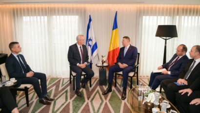 יום השני לביקורו של נשיא רומניה בישראל
