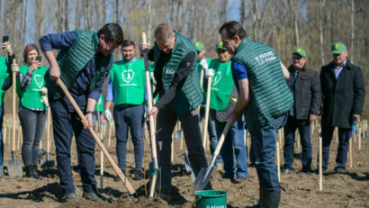 A large-scale afforestation campaign kicks off in Romania