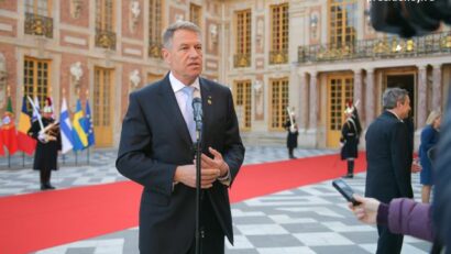 Președintele Iohannis, la reuniunea Consiliului European de la Versailles