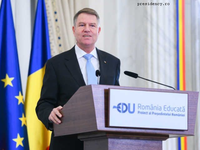 Educated Romania, a strategic project initiated by the Presidency