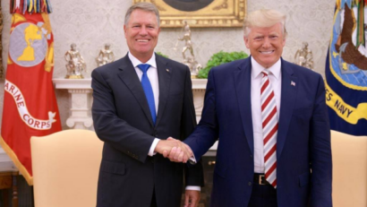 The meeting of the US and Romanian Presidents at the White House