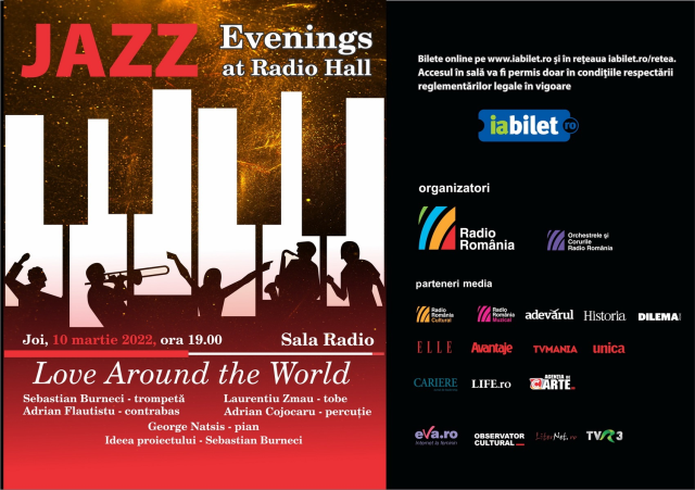 Seară de Jazz la Sala Radio – Love Around the World