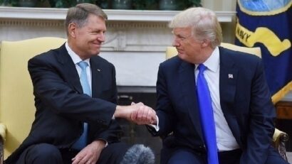 Klaus Iohannis meets Donald Trump at the White House