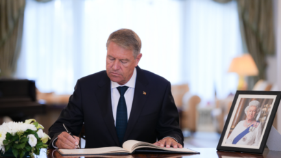 Romania’s president attends the state funeral for Queen Elizabeth II