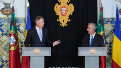 Klaus Iohannis şi Marcelo Rebelo de Sousa au discutat despre războiul din Ucraina