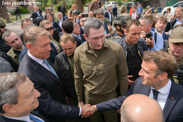 Le Président de la Roumanie à Kiev