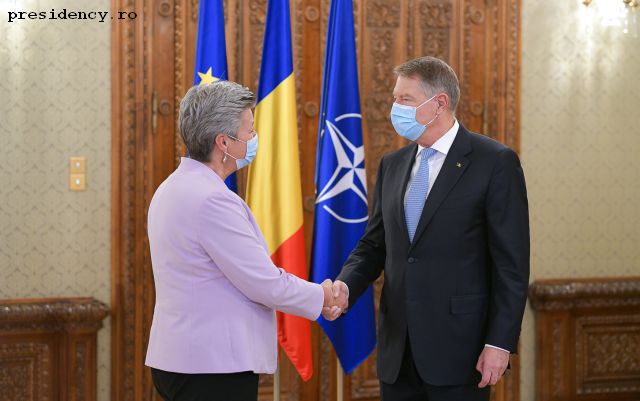 Klaus Iohannis, s-a întâlnit, luni, cu Ylva Johansson, comisarul european pentru Afaceri Interne