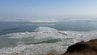 Delta Dunării, pe timp de iarnă