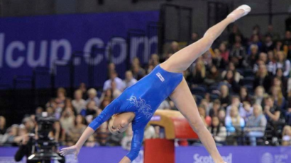 Campeones rumanos: La gimnasta Larisa Iordache