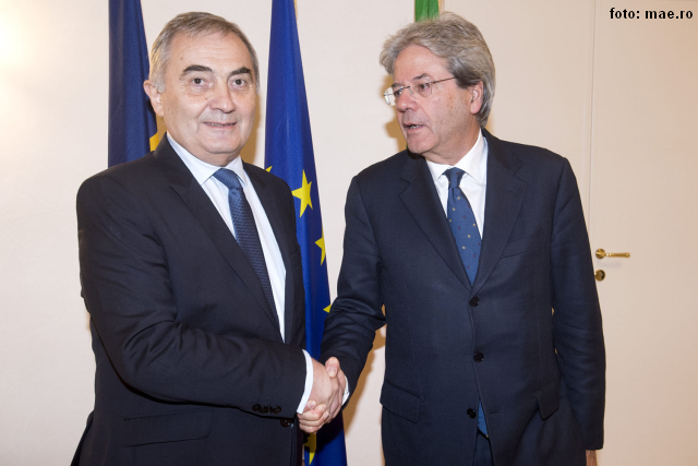 Romanian – Italian relations reviewed in Rome