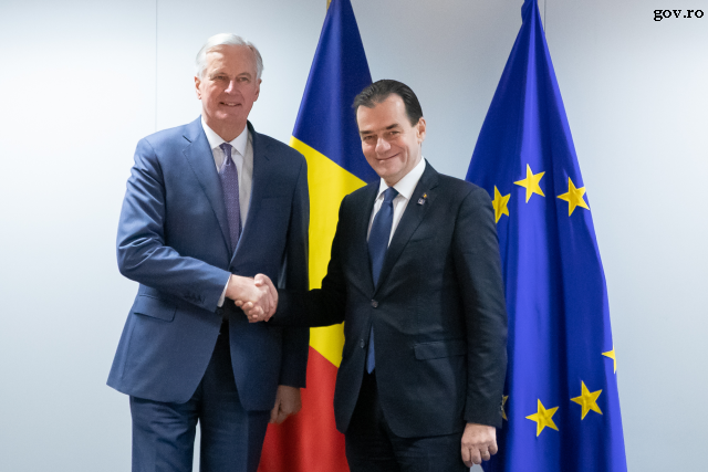 Visita del primer ministro rumano Ludovic Orban a Bruselas