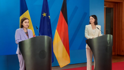 Ministrul român de externe, Luminiţa Odobescu, a efectuat, luni, o vizită oficială la Berlin