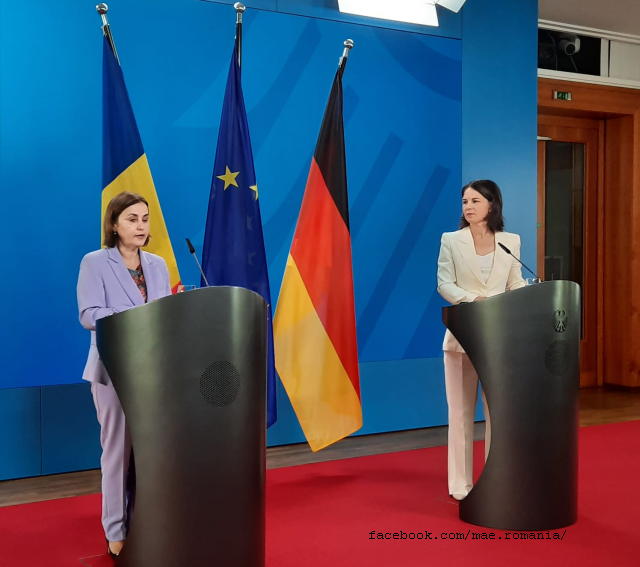 Ministrul român de externe, Luminiţa Odobescu, a efectuat, luni, o vizită oficială la Berlin