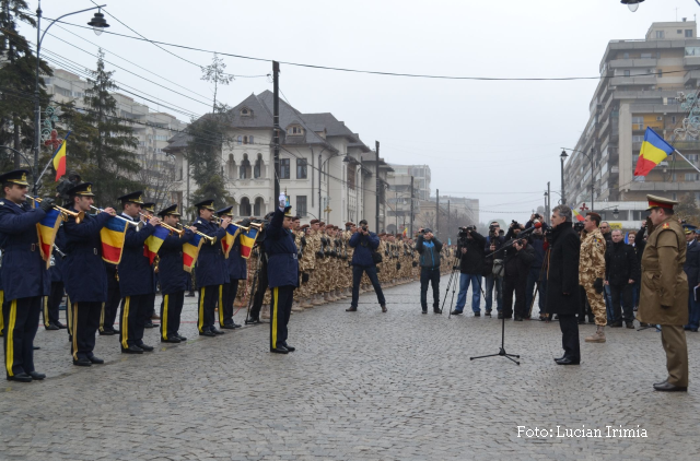 Ceremonia de repatriere a „Lupilor Negri”