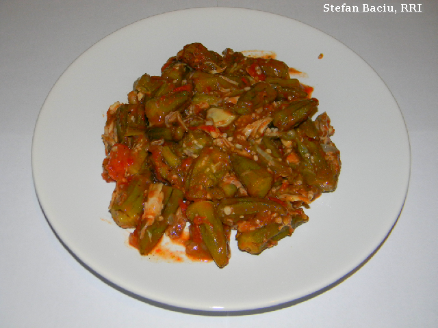 Okra-Tomaten-Eintopf