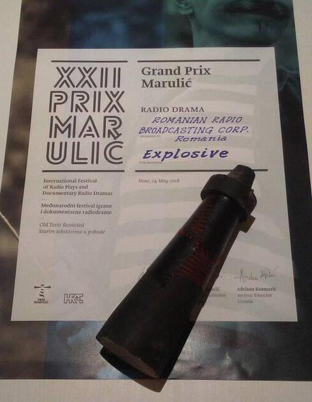 Radio România, Marele Trofeu la Festivalul Prix Marulic 2018, Croaţia