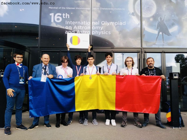 Medalii pentru elevii români la Olimpiada Internationala de Astronomie şi Astrofizică