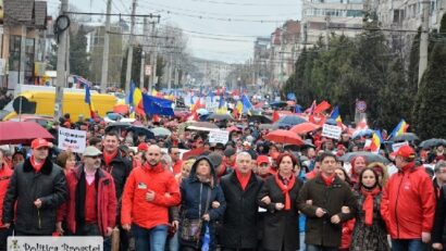 Miting PSD la Târgoviște, de susținere a Guvernului Grindeanu