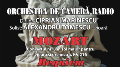 Celebrul Recviem de Mozart, pe scena Sălii Radio