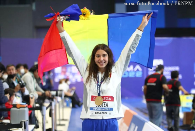 Sportivul săptămânii: Înotătoarea Bianca Costea