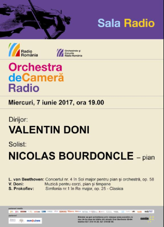 Valentin Doni, la pupitrul Orchestrei de Cameră Radio