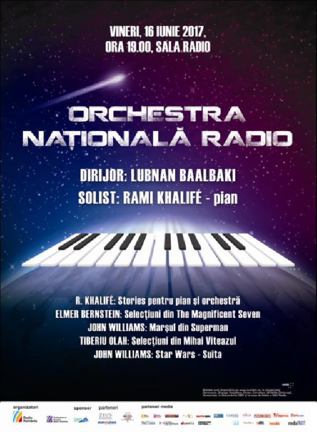 Muzică de film cu Orchestra Naţională Radio