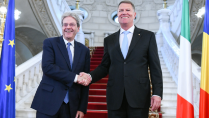 Le premier ministre italien en visite à Bucarest