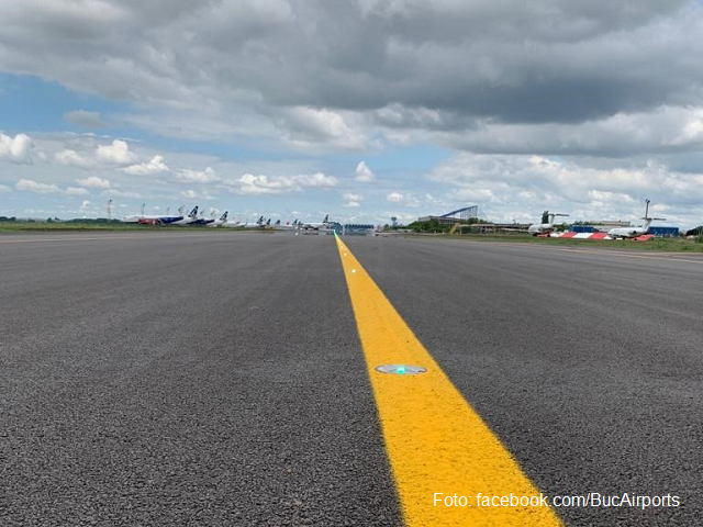 Lucrări de modernizare la Pista 2 a aeroportului Henri Coandă