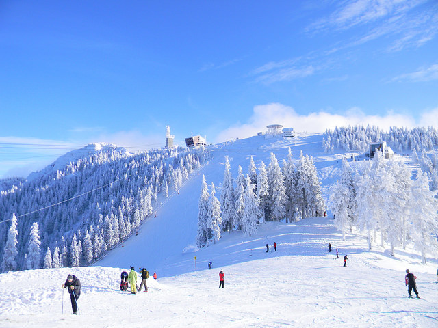 Skiing in Romania