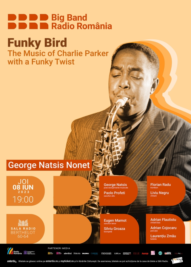 „Funky Bird”: muzica lui Charlie Parker la Sala Radio