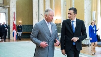 Prince Charles visits Romania