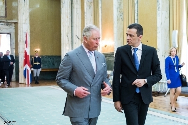 Prince Charles visits Romania