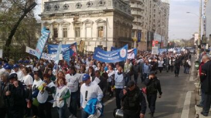 Protestas de los profesores