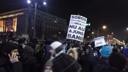 A treia zi de proteste consecutive în România