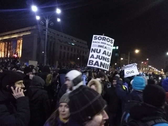 A treia zi de proteste consecutive în România