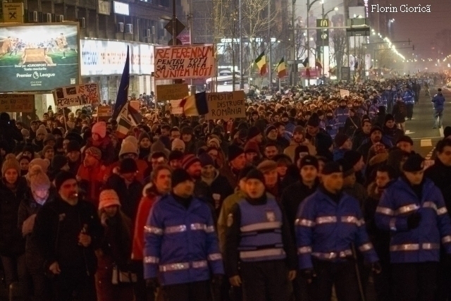 Rumänen protestieren gegen Begnadigungsgesetz