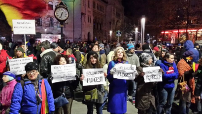 Proteste gegen Schiefergasförderung in Pungeşti wiederaufgeflammt