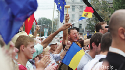 Large-scale protests in Chisinau