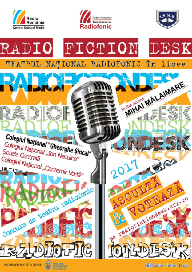 Radio Fiction Desk – 2017 la Colegiul Naţional Gheorghe Şincai