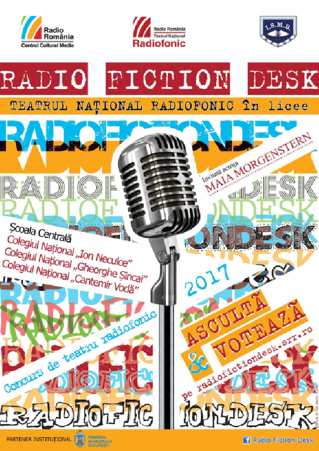 Radio Fiction Desk 2017, la Şcoala Centrală