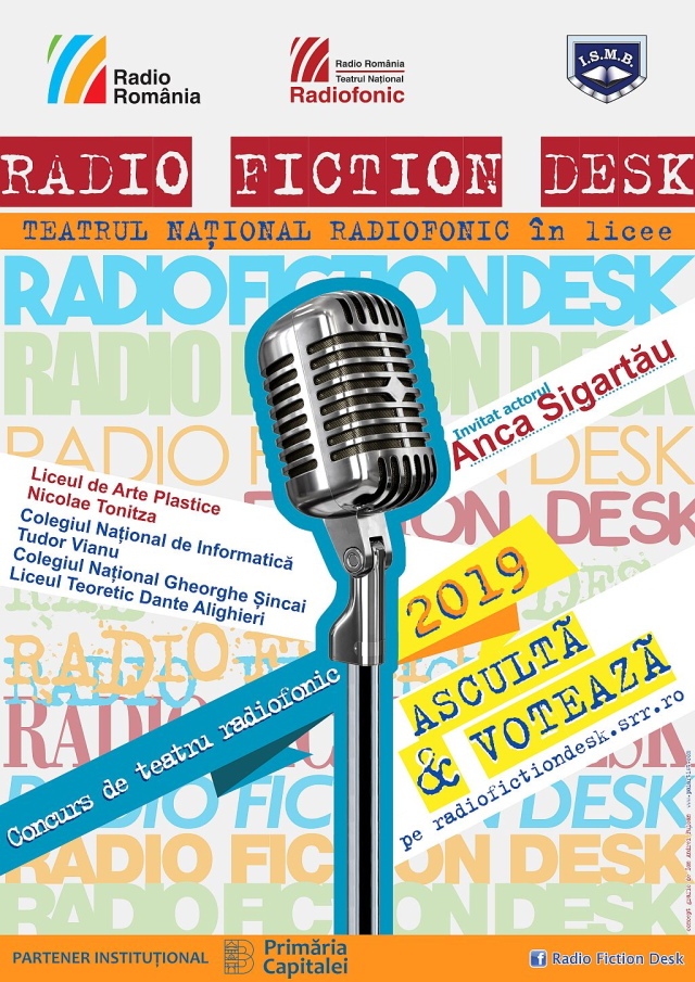 Ediţia a V-a a Proiectului „Radio Fiction Desk” la Liceul de Arte Plastice „Nicolae Tonitza”